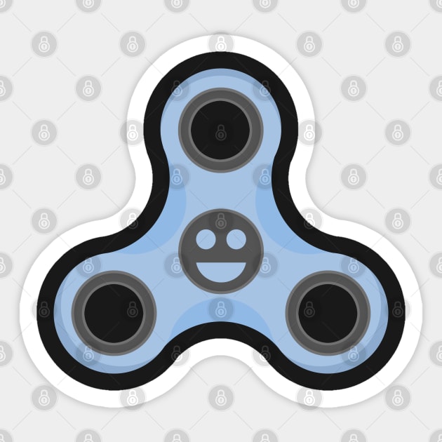 Excited Emoji Fidget Spinner Sticker by NearlyNow